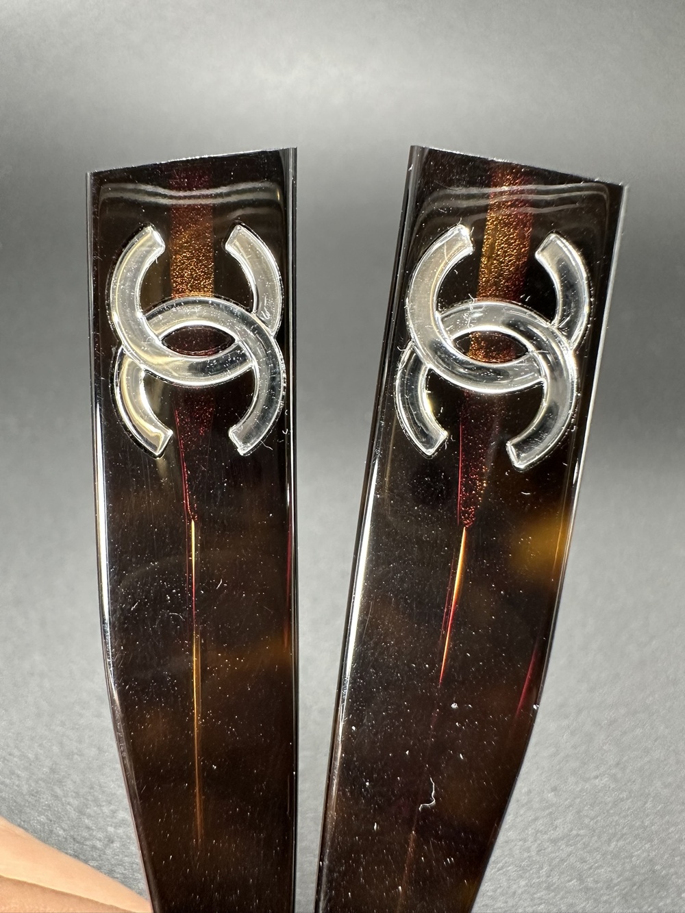 Factory Replacement Temple Arm Set for Chanel 5183 Sunglasses 135mm Dark Havana
